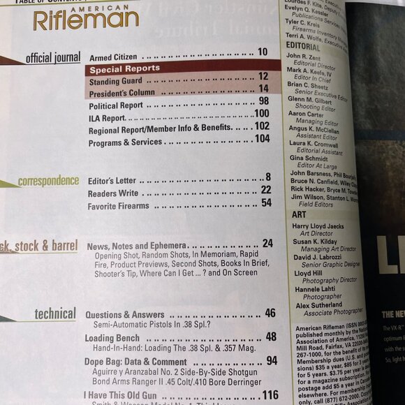 American Rifleman NRA Magazine October 2011 Vol 159 No 10 u National Rifle Assoc - Picture 6 of 16